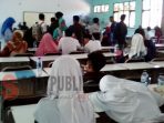 Suasana hari ketiga di ruangan PPDB SMAN 1 Parungkuda Kabupaten Sukabumi Tahun Pelajaran 2019-2020