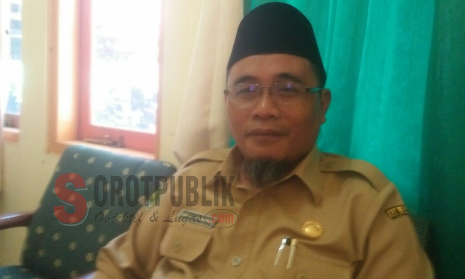 Kasi Haji dan Umroh Kemenag Sumenep, H. A. Rifa'i Hasyim. (Foto: Heri/SorotPublik)