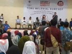 Cawapres Nomor Urut 2, Sandiaga Salahuddin Uno dalam acara Temu Milenial Sumenep di GNI setempat