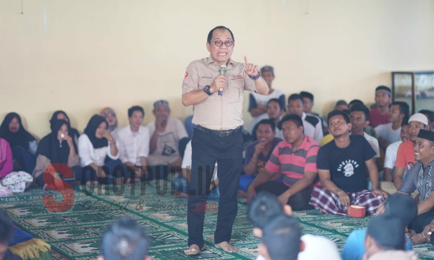 Anggota Komisi III DPR-RI Akbar Faizal saat reses di Rutan Kelas IIB Sengkang, di Jalan Datu Ulaweng, Dusun Tenreng Palaguna, Desa Lempa, Kecamatan Pammana, Wajo. (Foto: Istimewa)