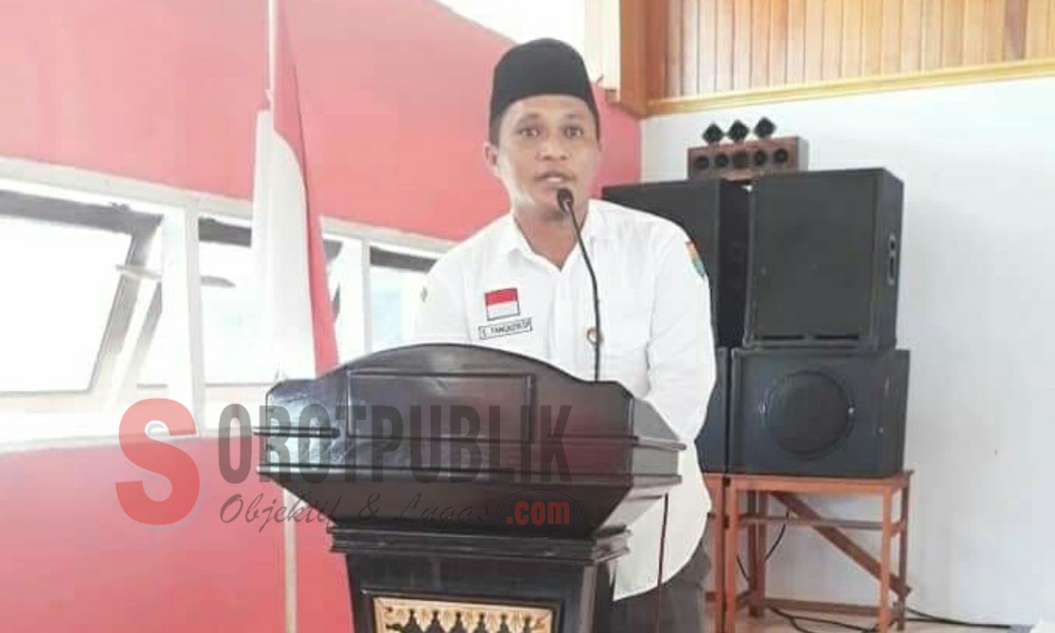 Ketua Panwascam Taniwel, SBB, Suratmin Tangkota. (Foto: Fitrah/SorotPublik)