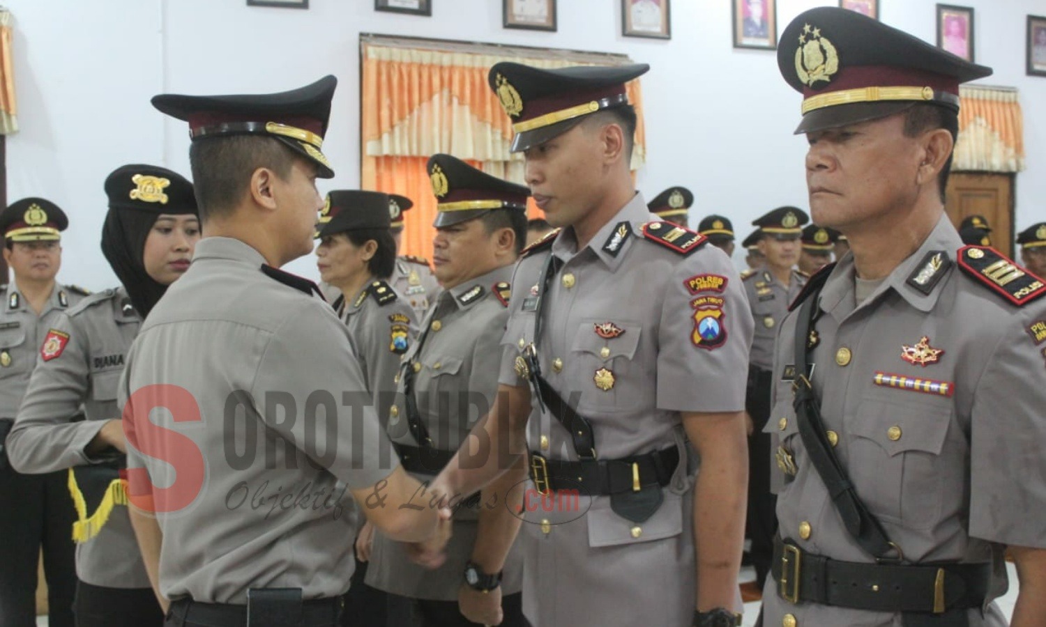 Serah Terima Jabatan oleh Kapolres Jember AKBP Kusworo Wibowo S.H., S.I.K., M.H. (Foto: Nurul H/SorotPublik)