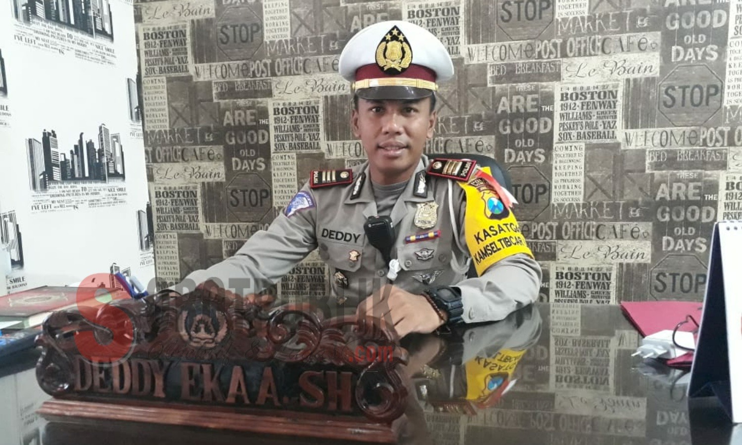 Kasat Lantas Polres Sumenep, AKP Deddy Eka Aprianto, S.H. (Foto: Heri/SOROTPUBLIK)