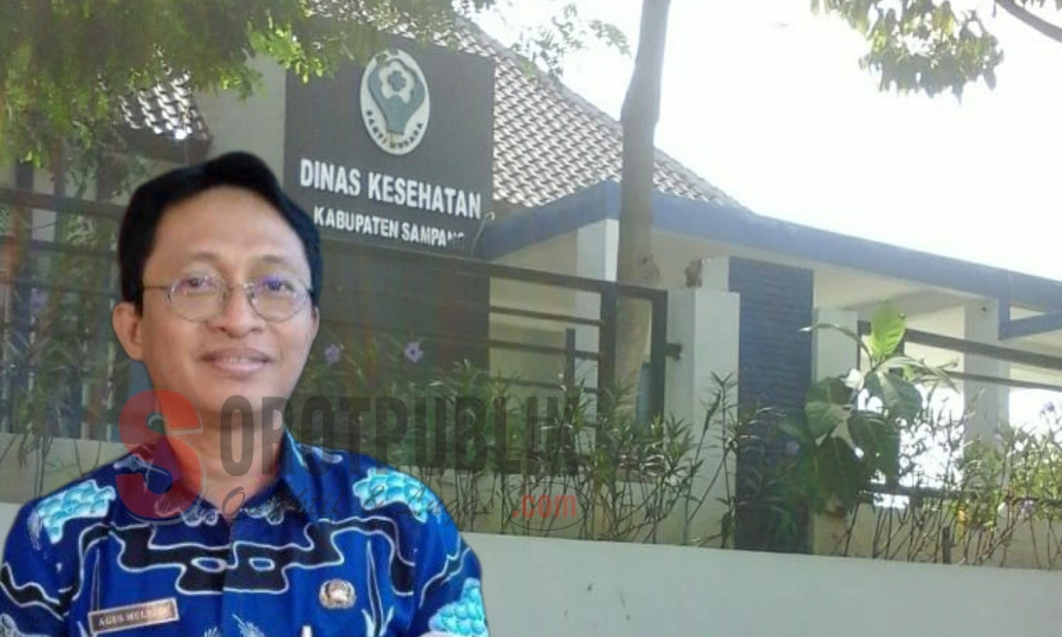 Plt Kadinkes Sampang, H. Agus Mulyadi, SKM, M.Si. (Foto: Ist/SorotPublik)