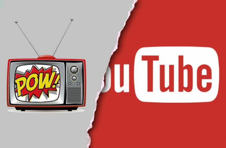 Ilustrasi Tivi Versus YouTube. (Foto: Istimewa)