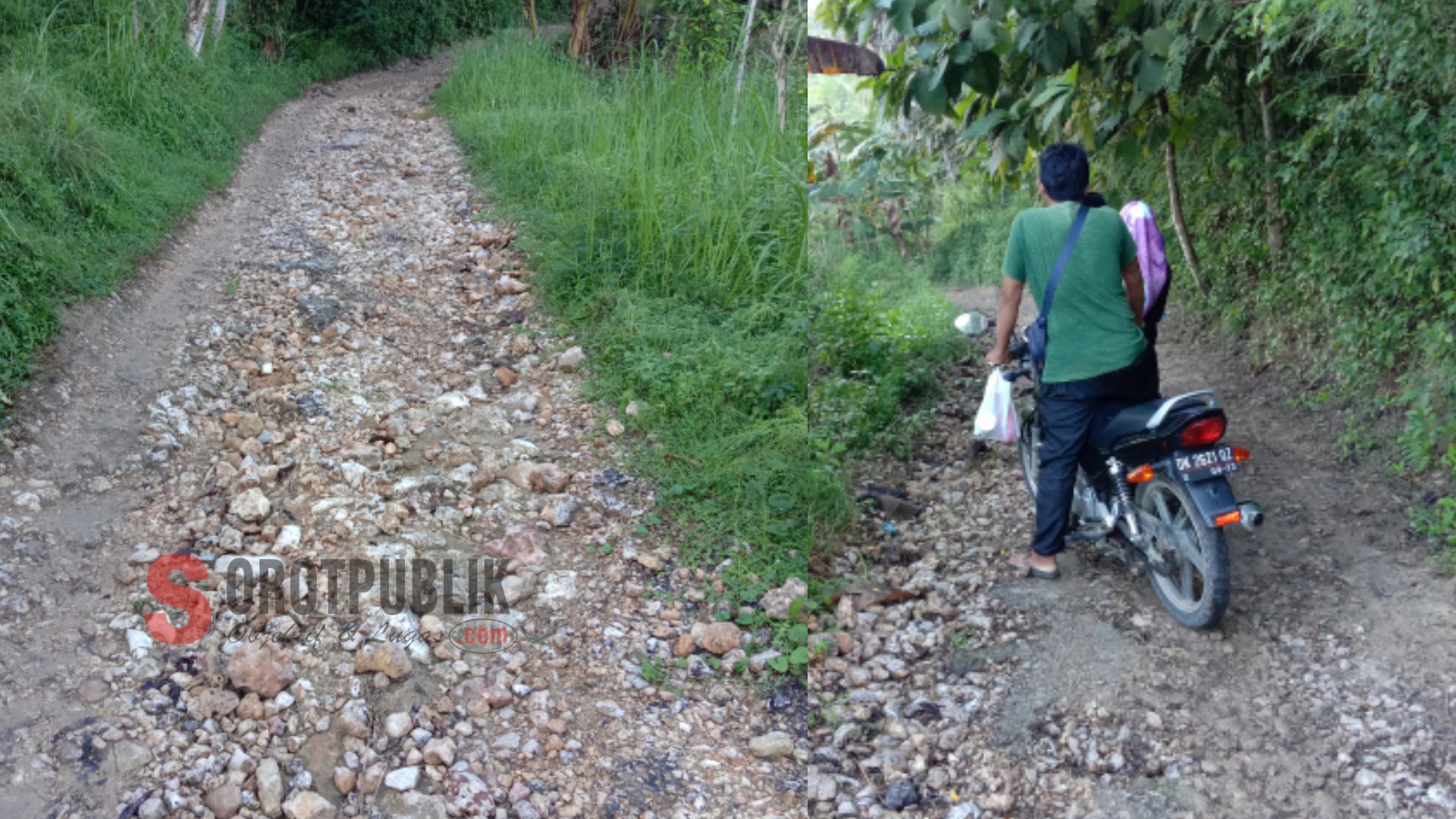 Akses jalan menuju Dusun Sempong Barat dan Dusun Sempong Timur.