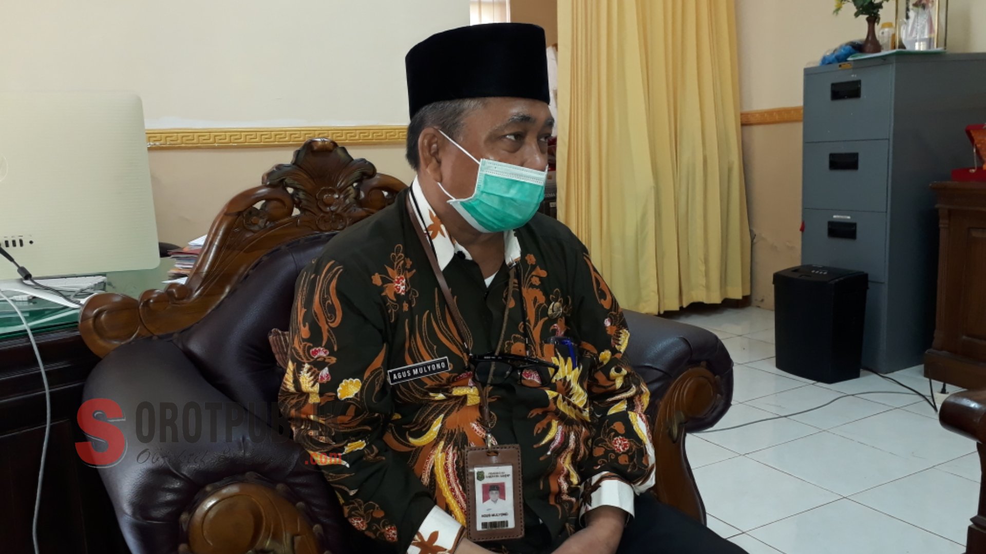 H. Agus Mulyono, Kepala Dinas Kesehatan Kabupaten Sumenep.