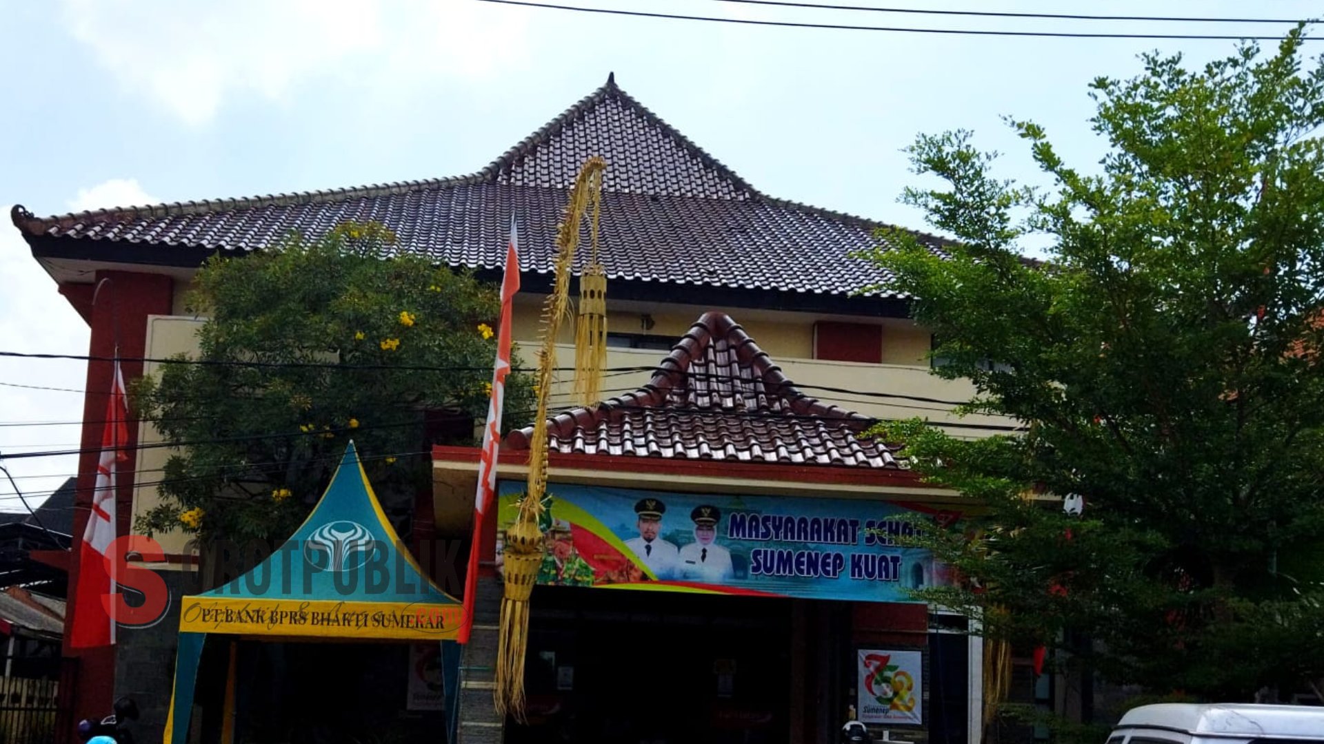 Tampak depan Kantor BPPKAD Kabupaten Sumenep 2021.