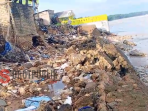 Kades Ambunten Timur Tinjau Lokasi Tembok Amruk