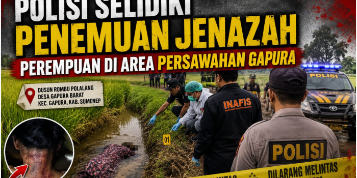 Polisi Selidiki Penemuan Jenazah Perempuan di Area