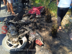 Pengendara Sepeda Motor Metic Alami Kecelakaan